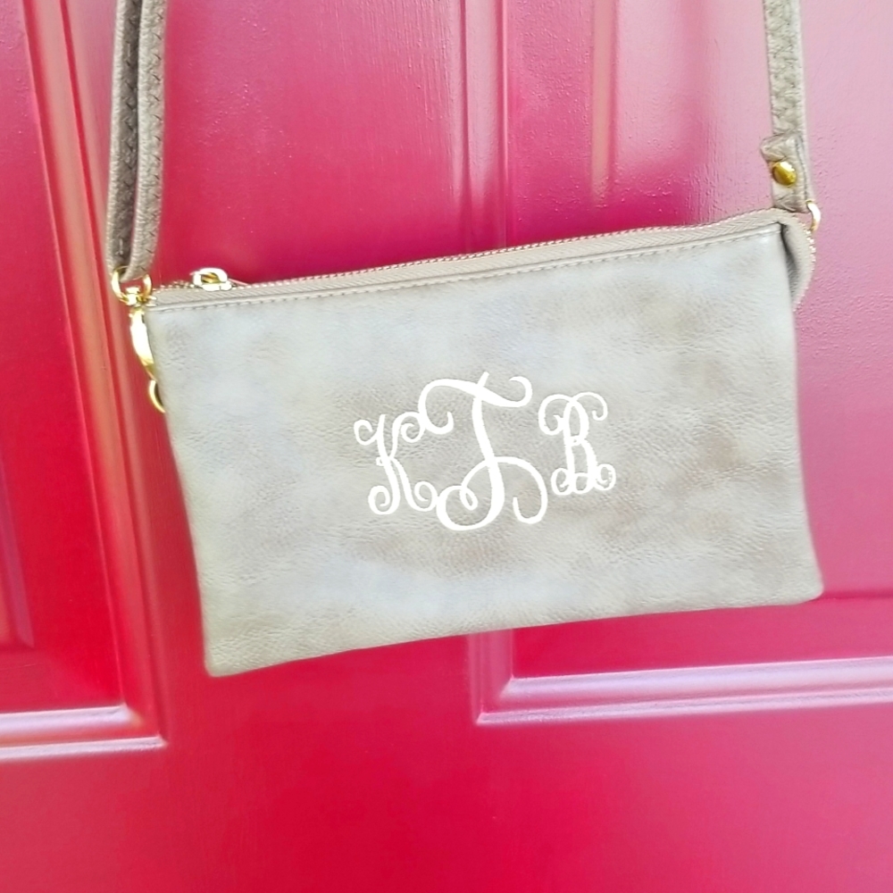 Crossbody purse monogrammed KTB